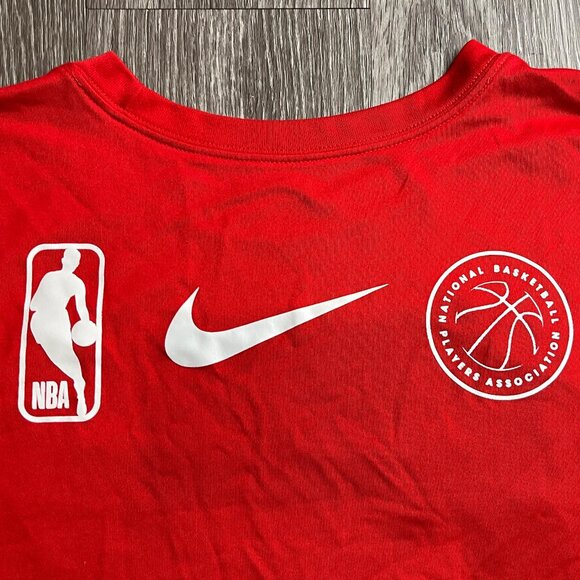 Nike Houston Rockets Dry Fit Long Sleeve T-Shirt Built By Black History Men's - Picture 4 of 7